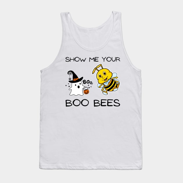 Show Me Your Boo Bees Tank Top by HobbyAndArt